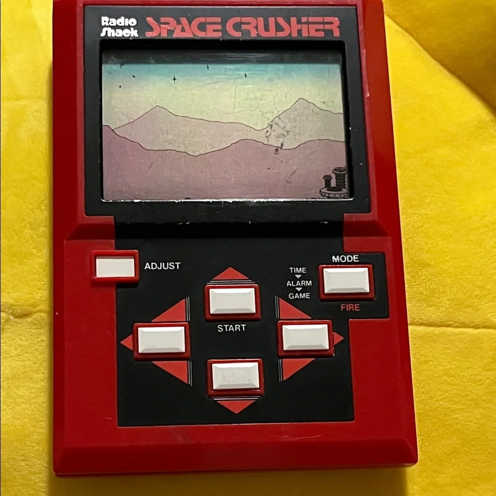 RadioShack Space Crusher Handheld Game Console - Red